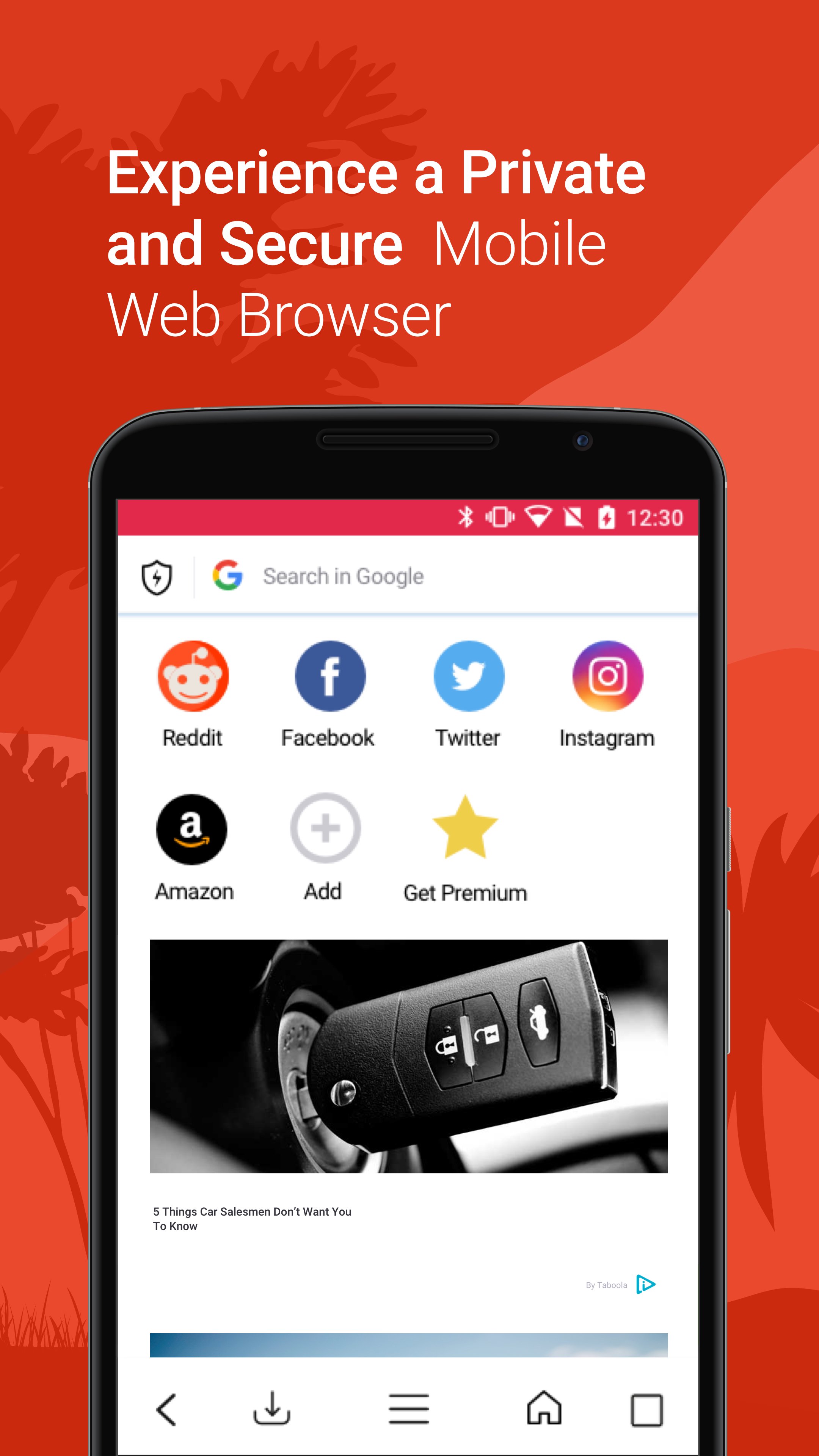 Downloader & Private Browser APK screenshot 1