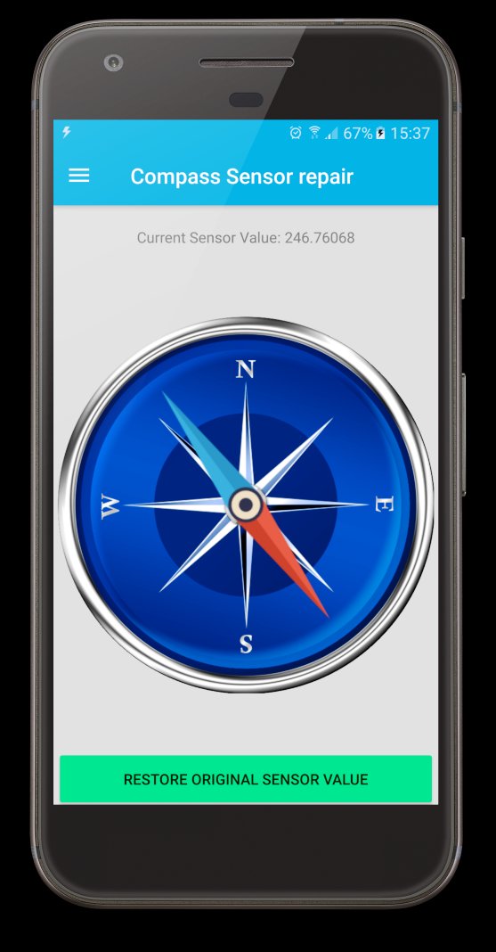 Magnetic Compass sensor Reset APK screenshot 1