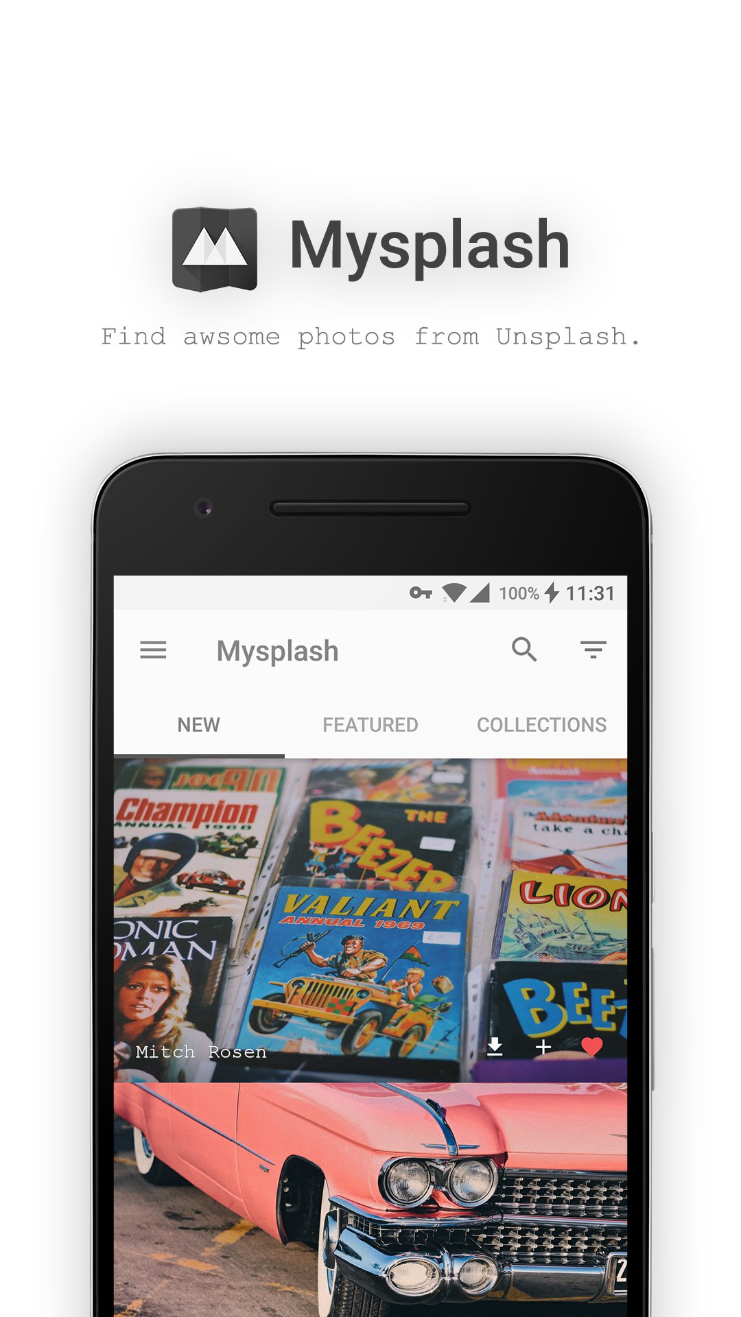 Mysplash-photography&wallpaper APK screenshot 1