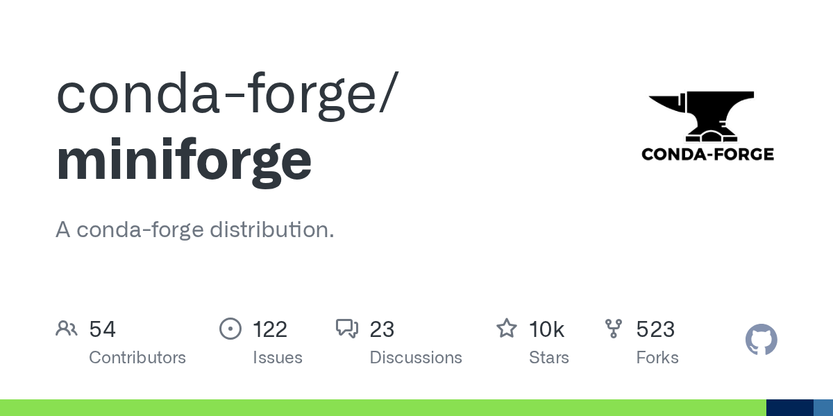 Miniforge3 screenshot 1