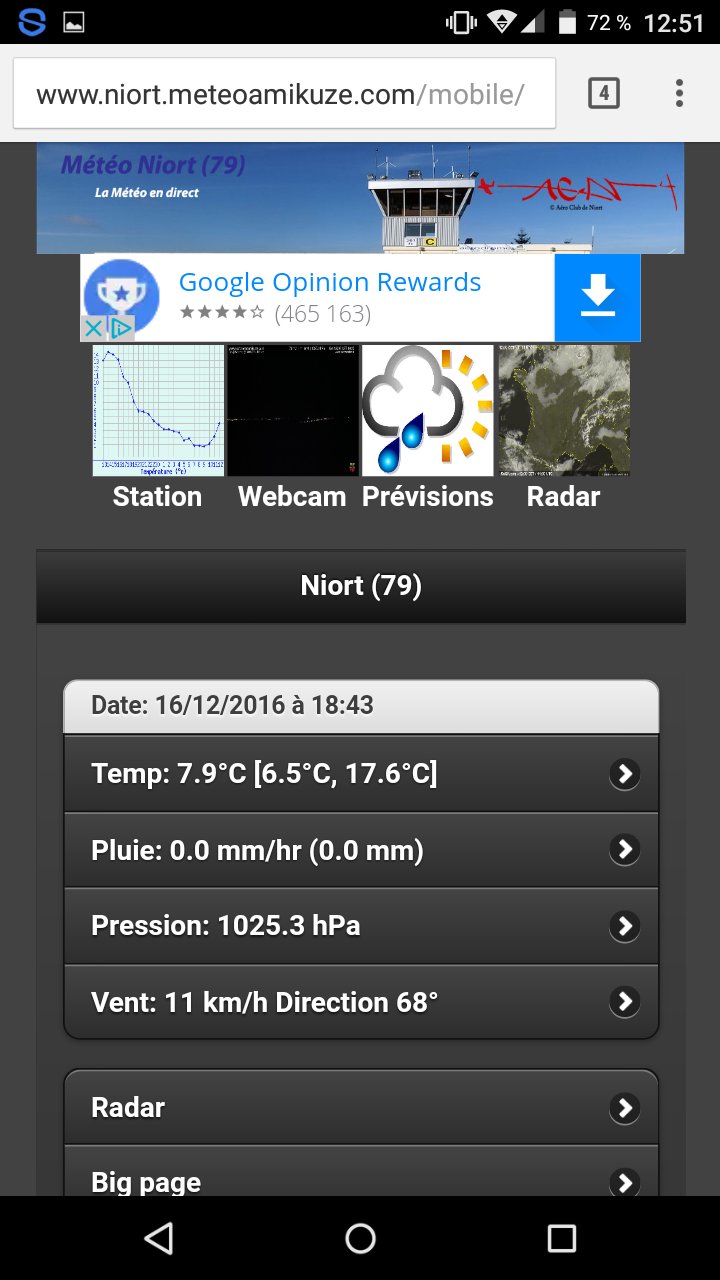 Météo Niort (79) APK screenshot 1