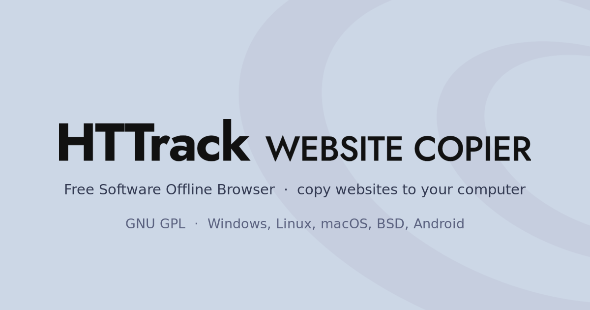 WinHTTrack Website Copier screenshot 1