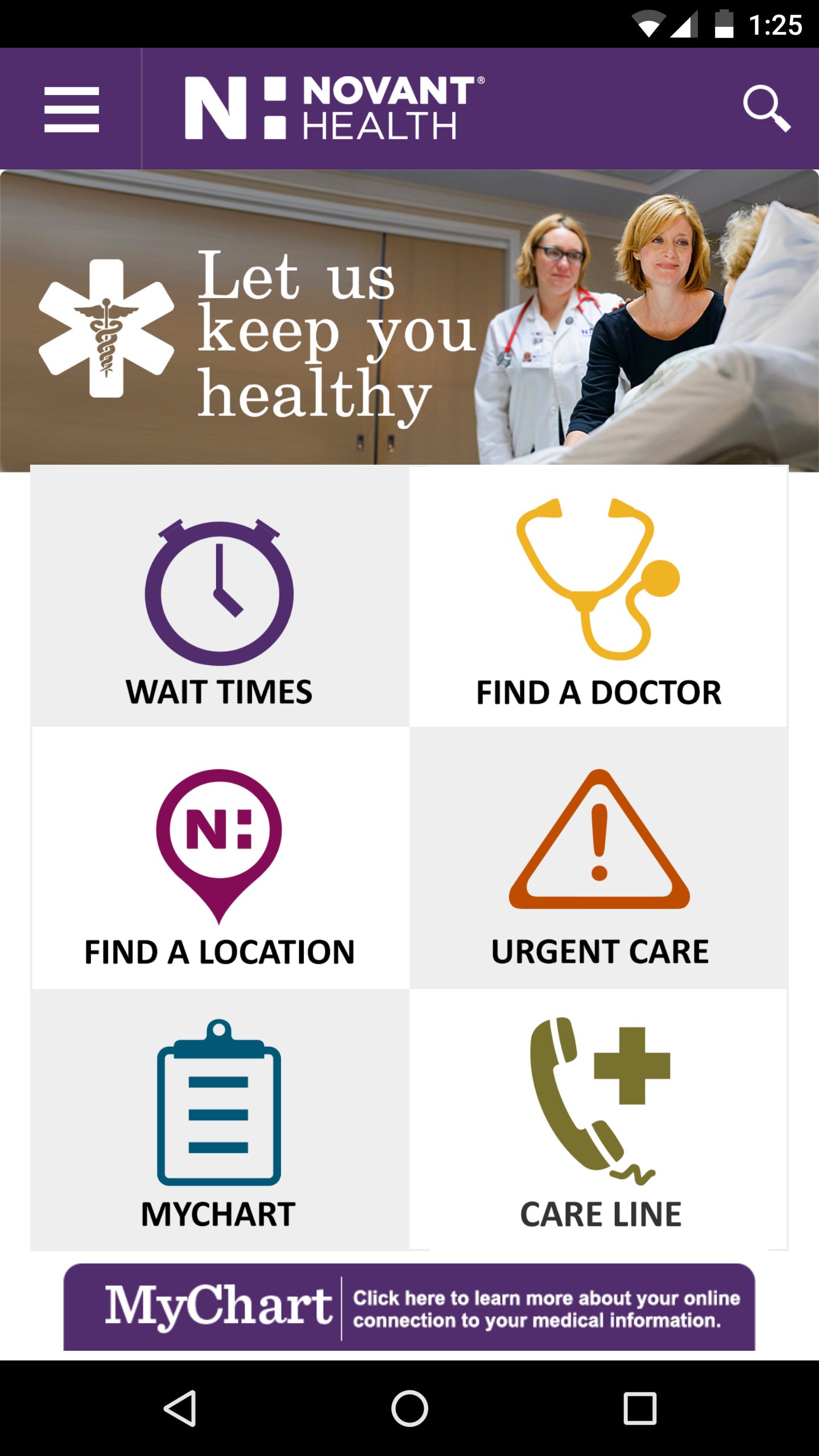 Novant Health APK screenshot 1