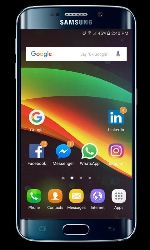Nougat launcher theme APK screenshot 1