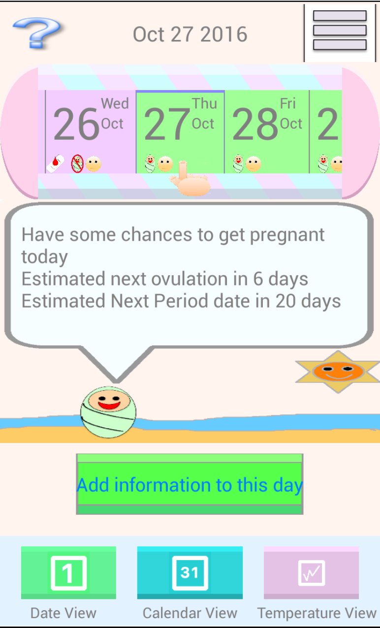 Ovulation Calendar APK screenshot 1