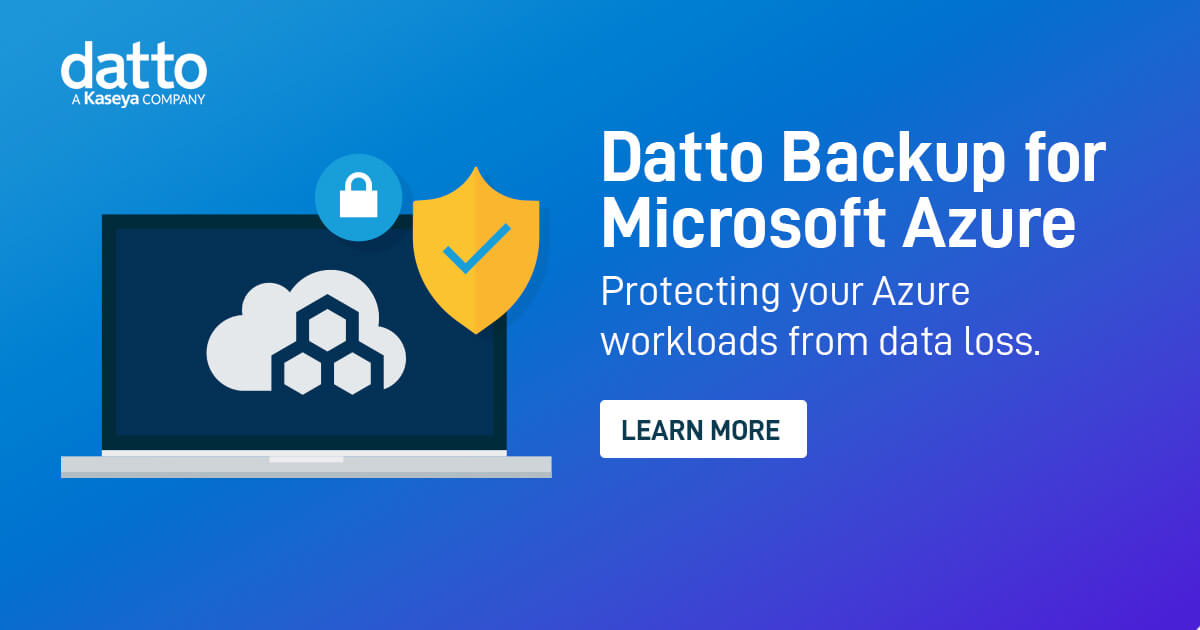 Datto Cloud Continuity Agent screenshot 1