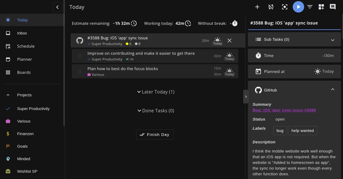 superProductivity screenshot 1