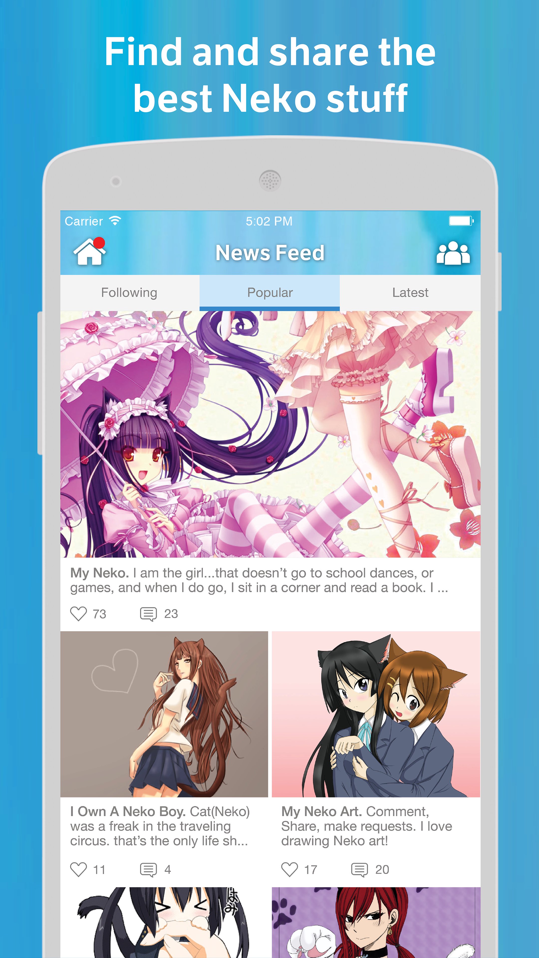 Neko Amino APK screenshot 1