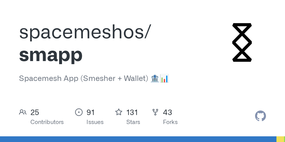 Spacemesh screenshot 1