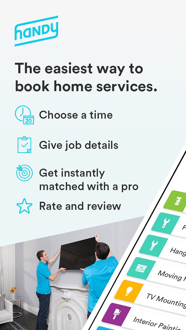 Handy - Book home services APK screenshot 1