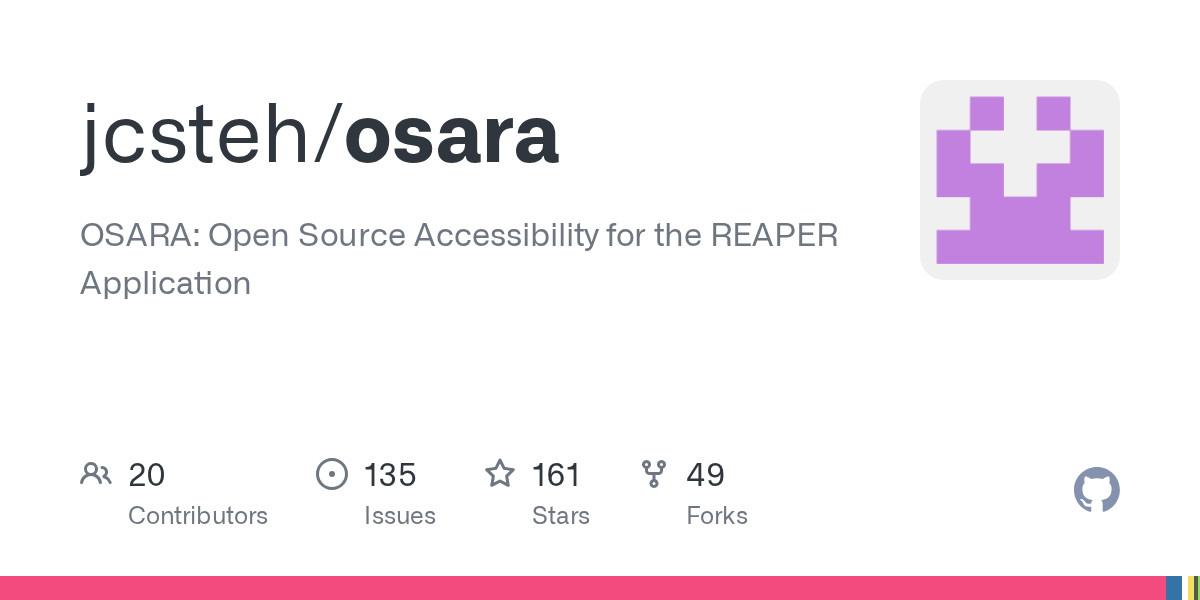 OSARA screenshot 1