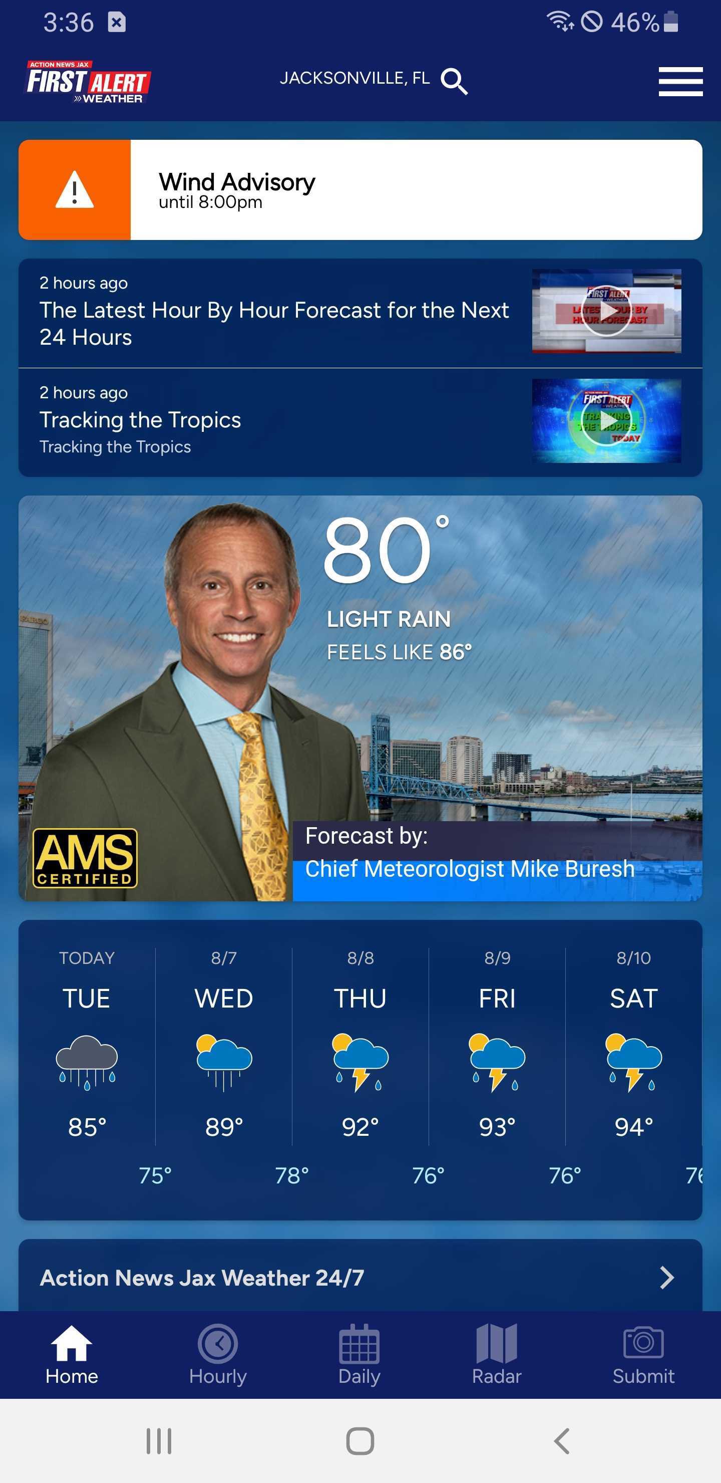 Action News Jax Weather APK screenshot 1