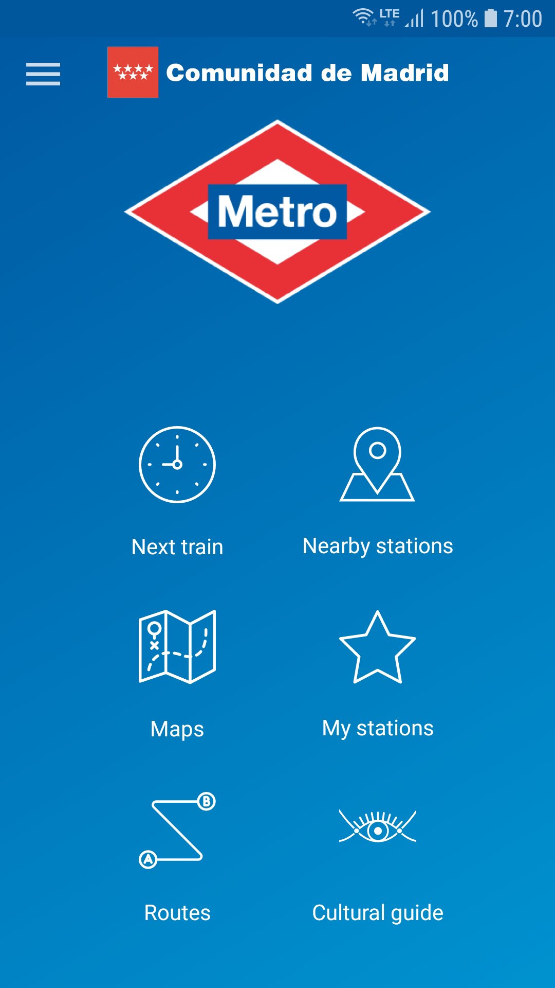 Metro de Madrid Official APK screenshot 1