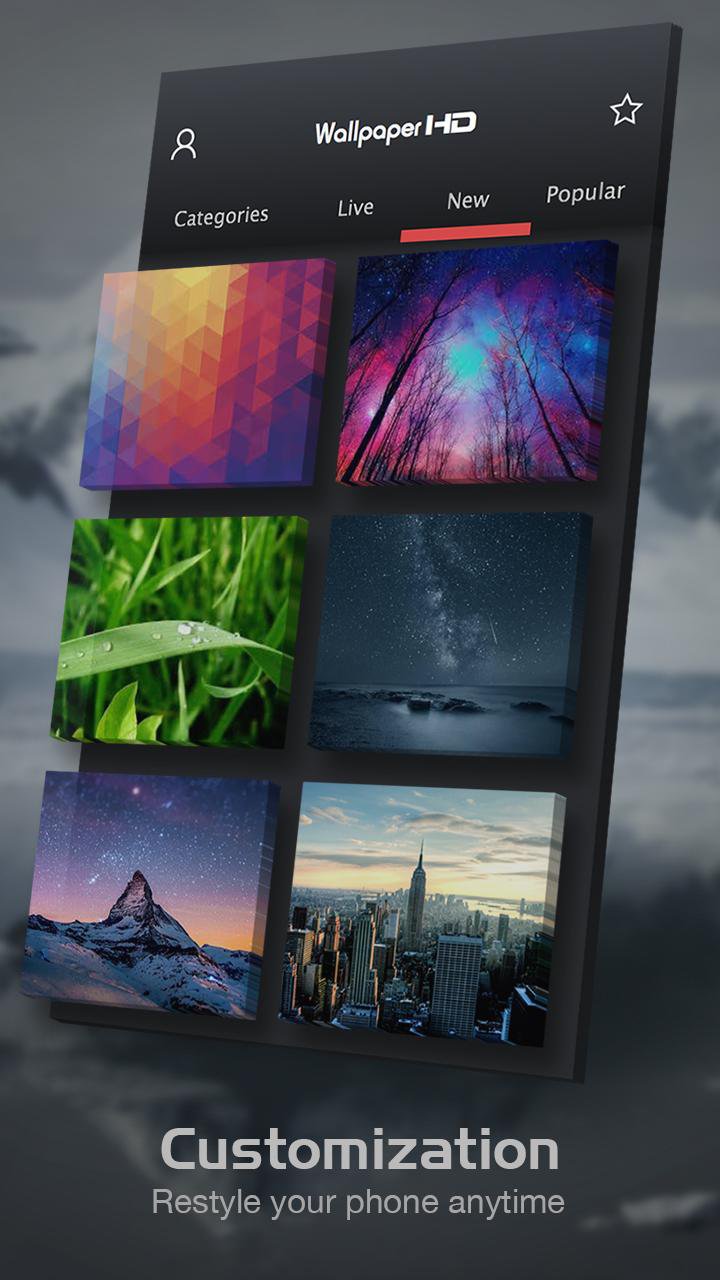Backgrounds (HD Wallpapers) APK screenshot 1