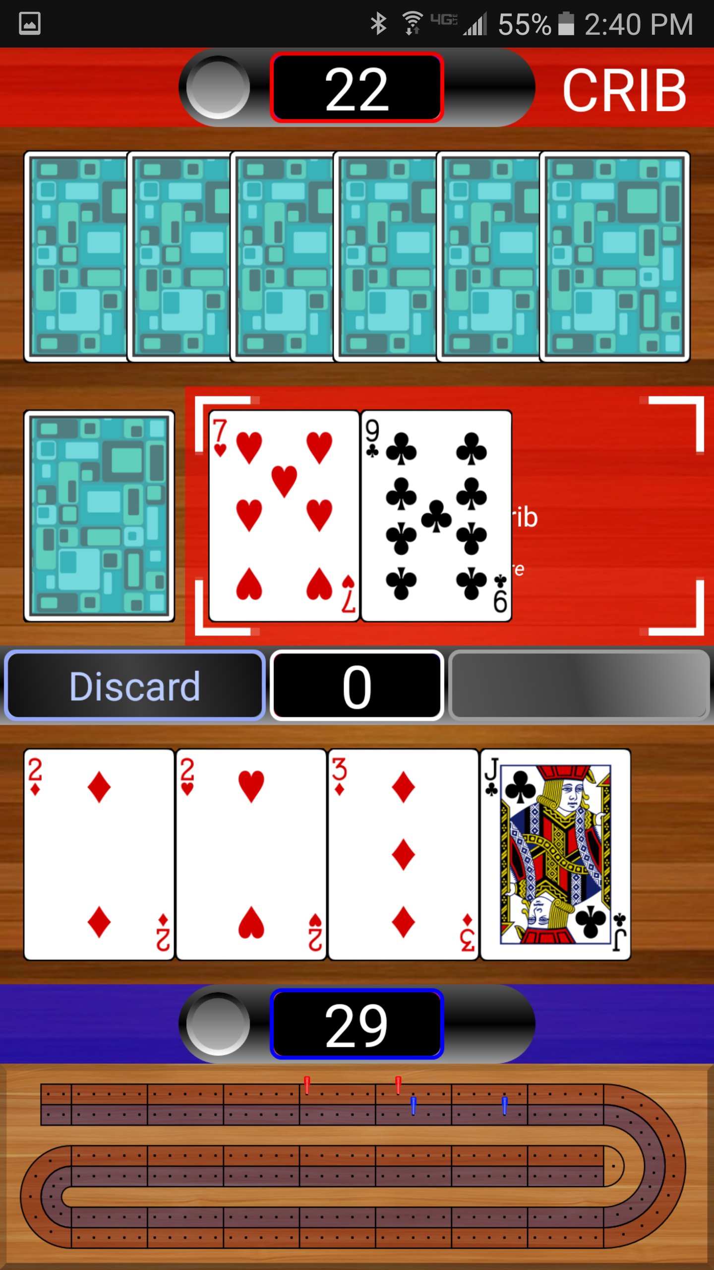 Dedemin Cribbage Ücretsiz MUAYENE screenshot 1