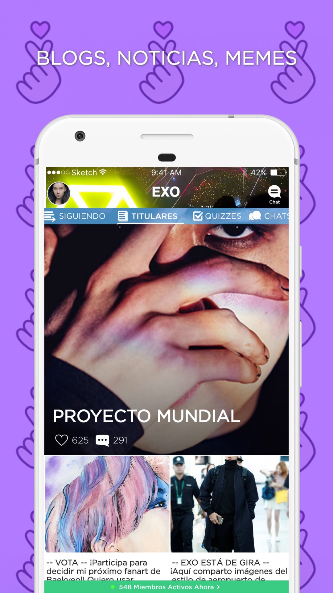 EXO Amino en Español APK screenshot 1