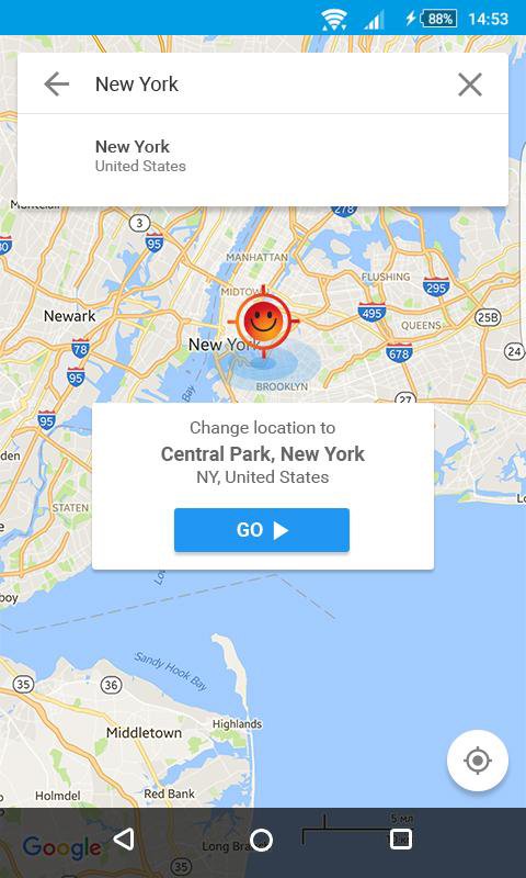 Fake GPS location - Hola APK screenshot 1