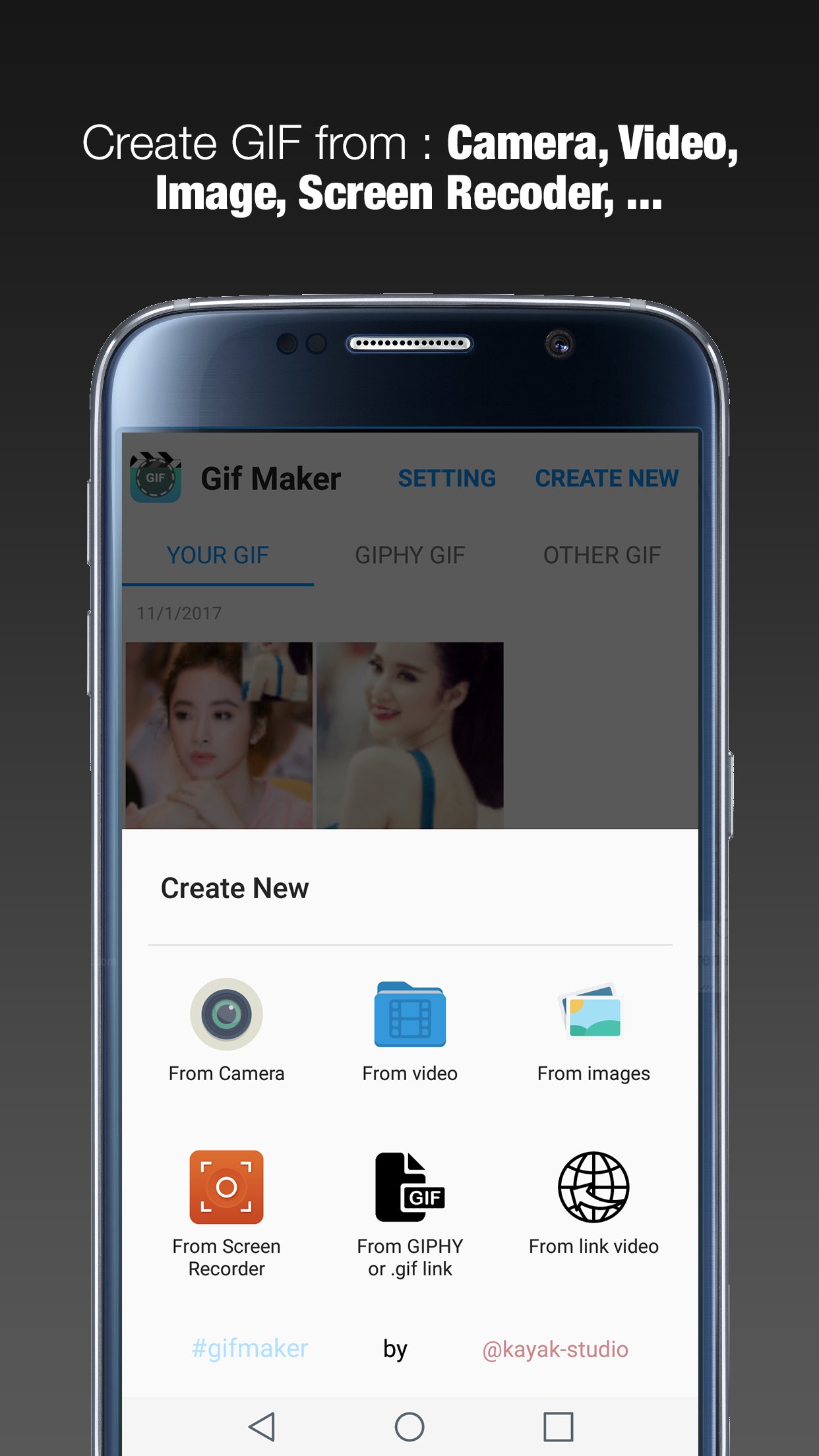GIF Maker - GIF Editor APK screenshot 1