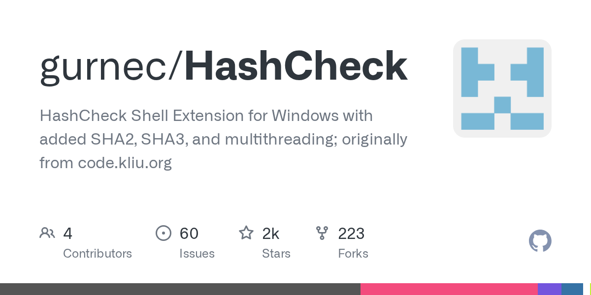 HashCheck Shell Extension screenshot 1
