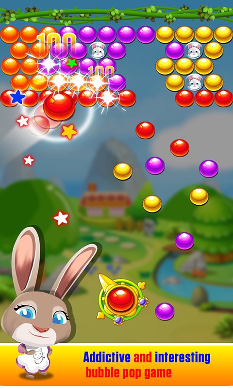 Bubble Shooter: Bunny Pop MUAYENE screenshot 1