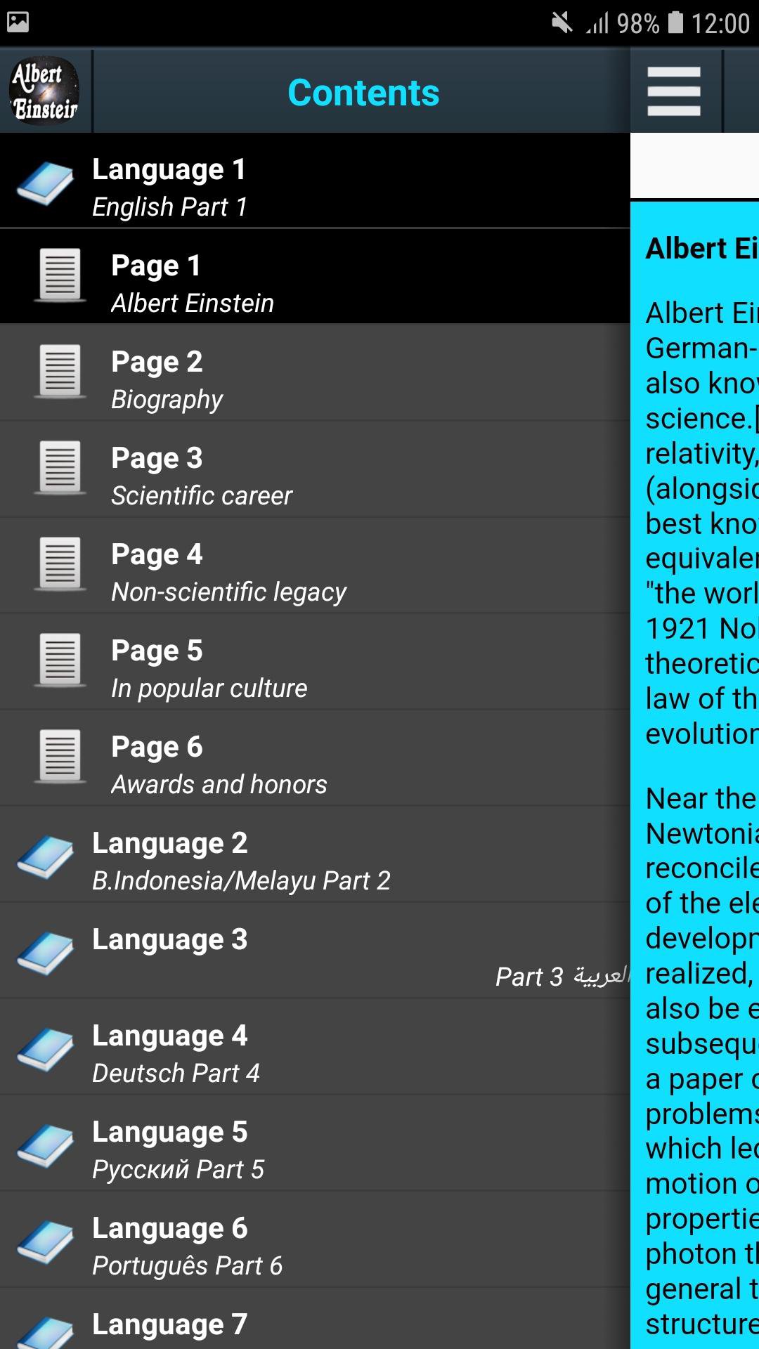 Albert Einstein Biyografi MUAYENE screenshot 1