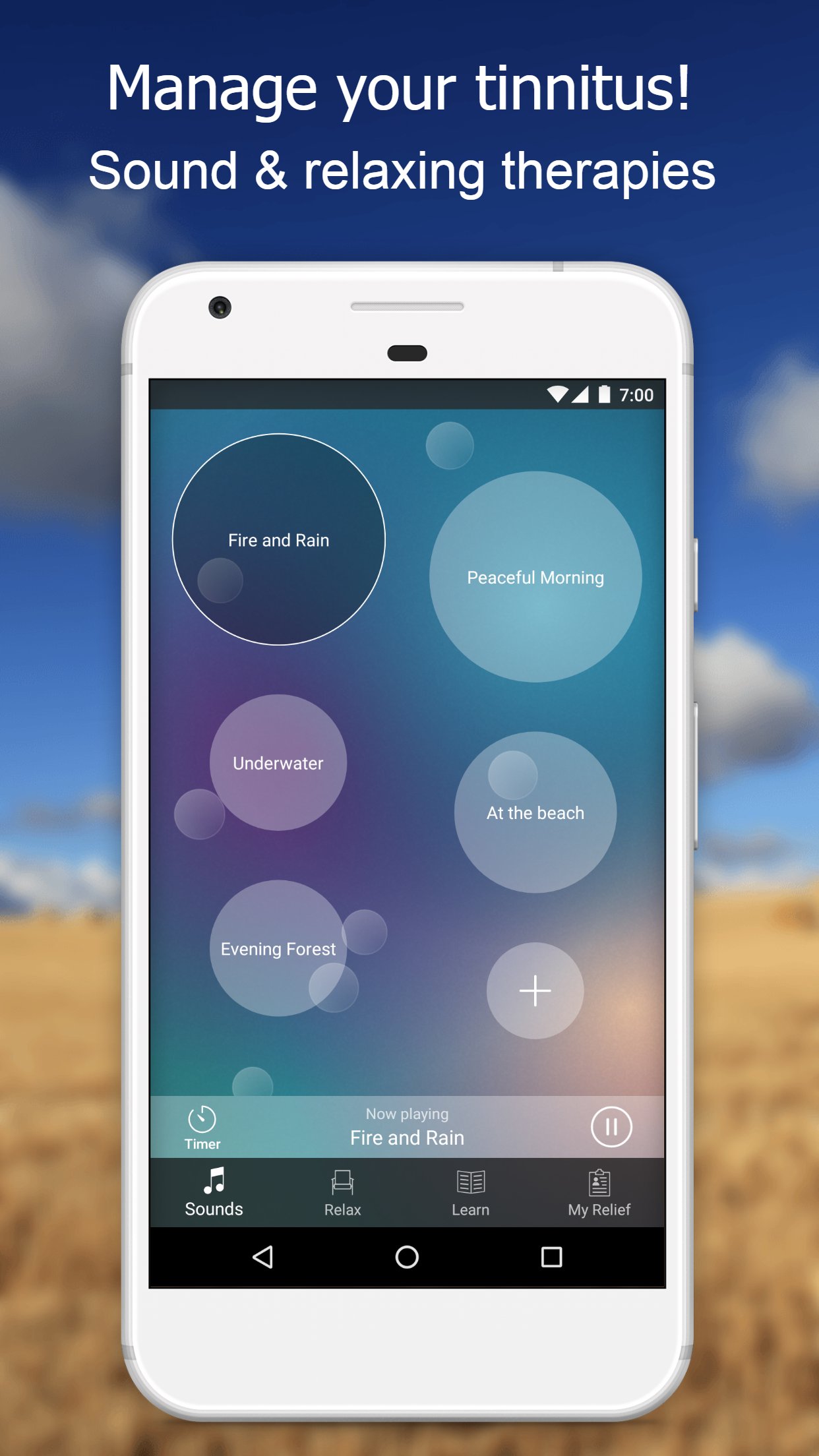 Beltone Tinnitus Calmer APK screenshot 1