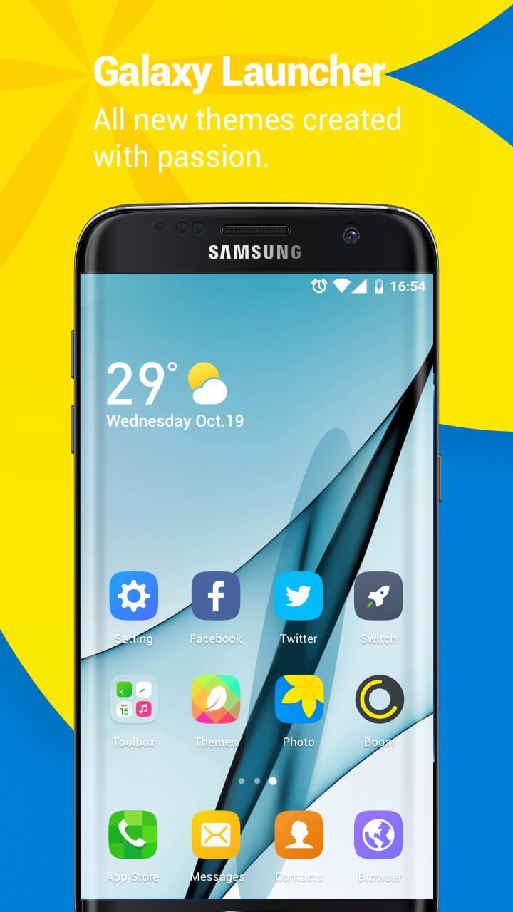 Launcher for Samsung Galaxy S7 APK screenshot 1