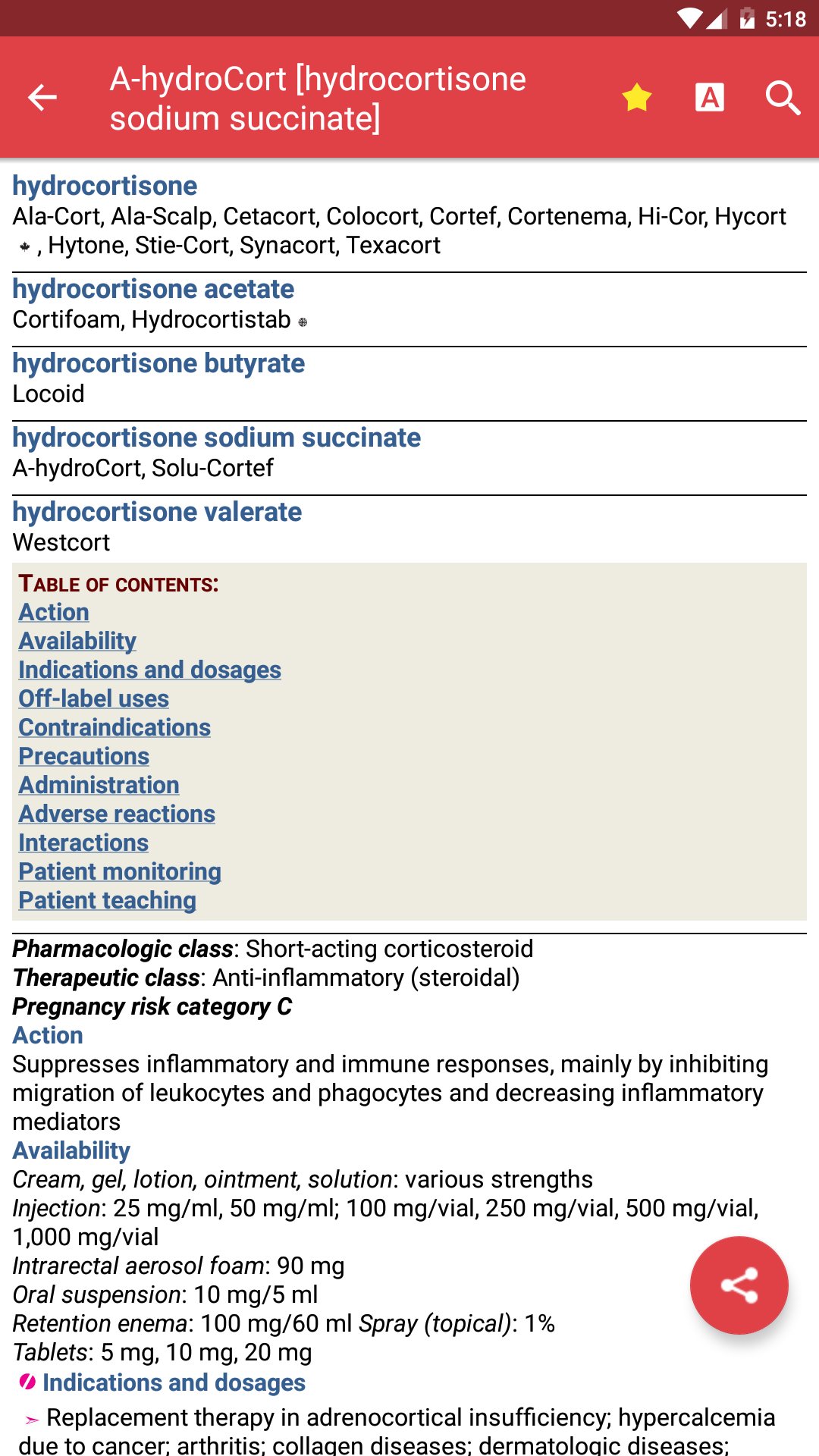 Nurse ’s Drug Handbook APK screenshot 1