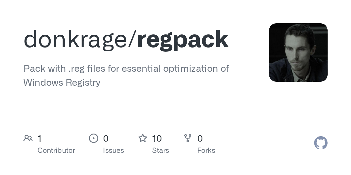 regpack screenshot 1