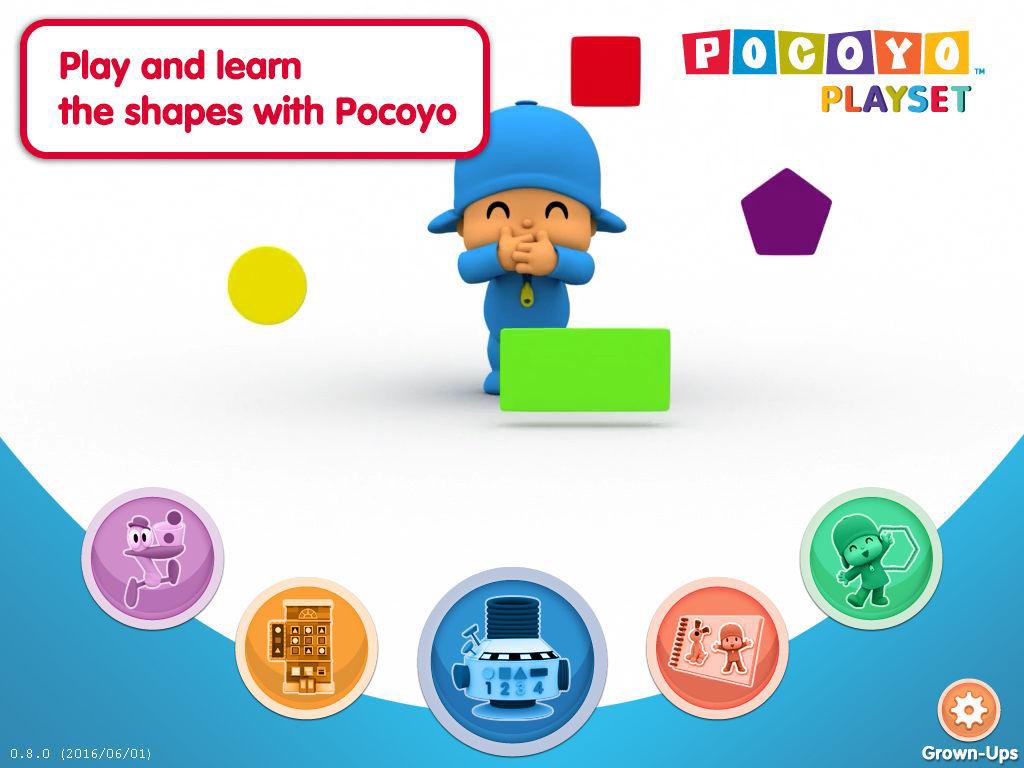 2D Şekiller - Pocoyo MUAYENE screenshot 1