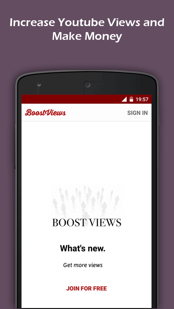 Boost Views for Youtube APK screenshot 1