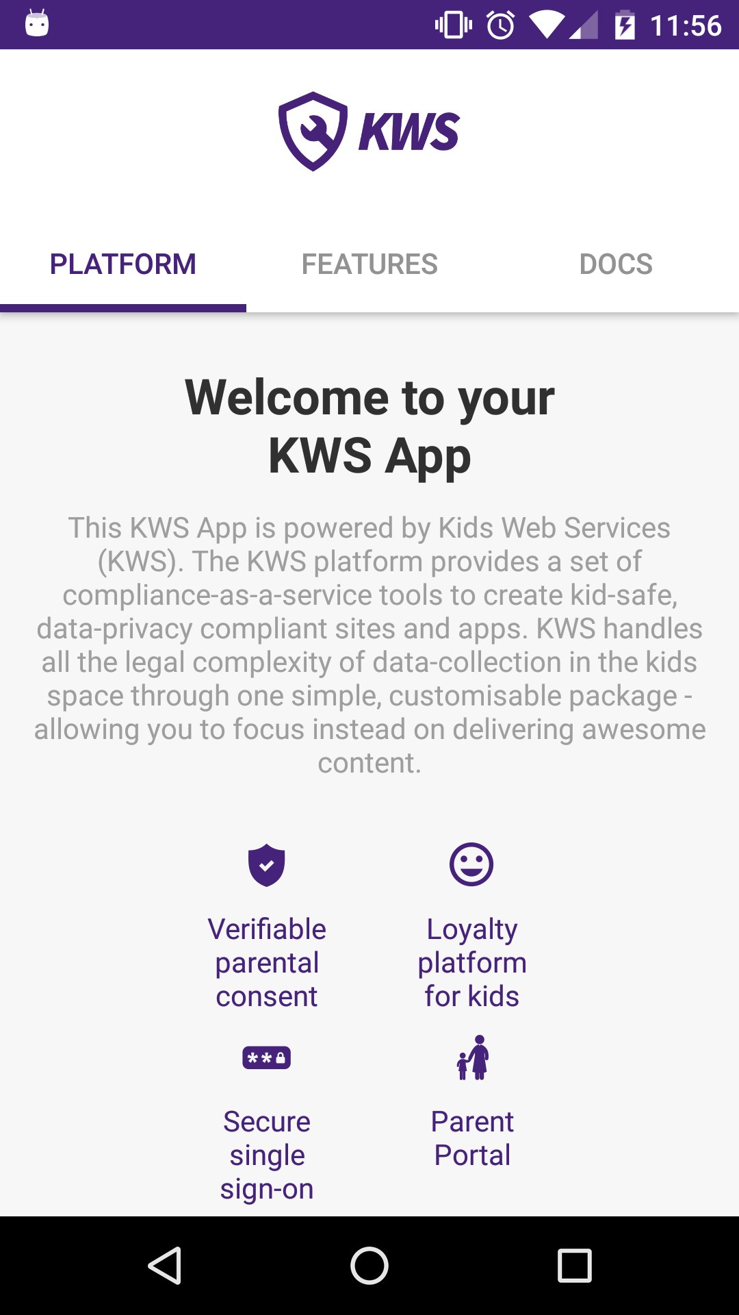 Kids Web Services APK screenshot 1