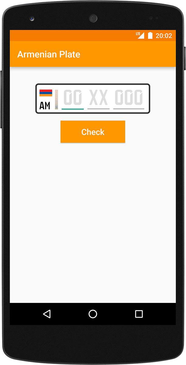 Armenian Plate APK screenshot 1