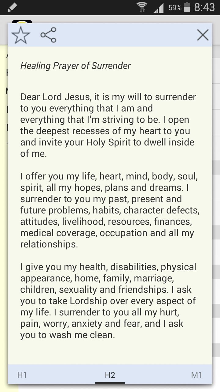 Healing Prayers APK screenshot 1