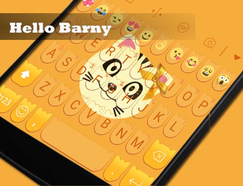 Merhaba Barnny Emoji Klavye MUAYENE screenshot 1