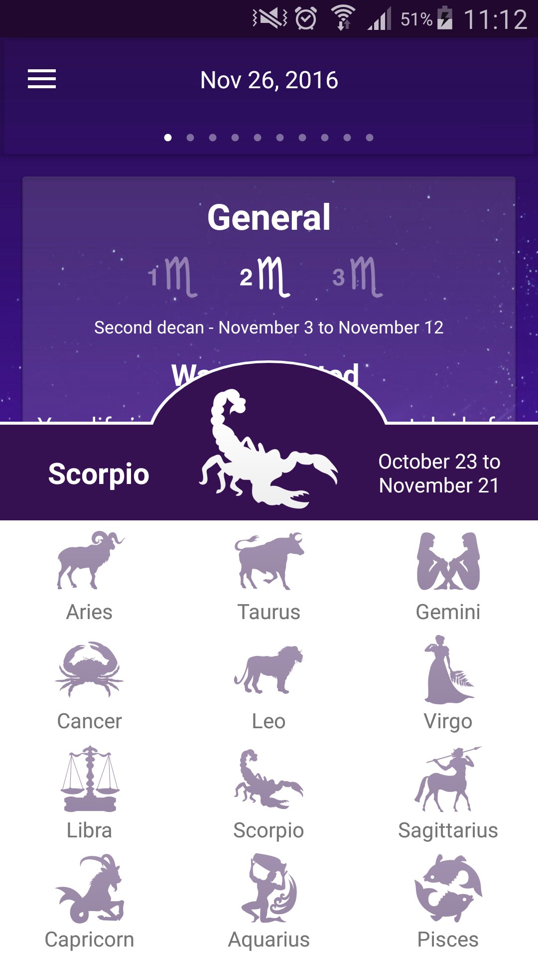 My daily horoscope PRO APK screenshot 1