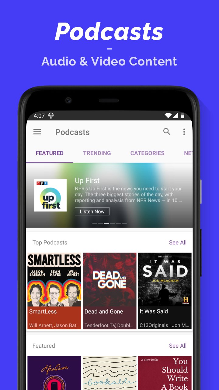 CastBox - Podcast Radio Music APK screenshot 1
