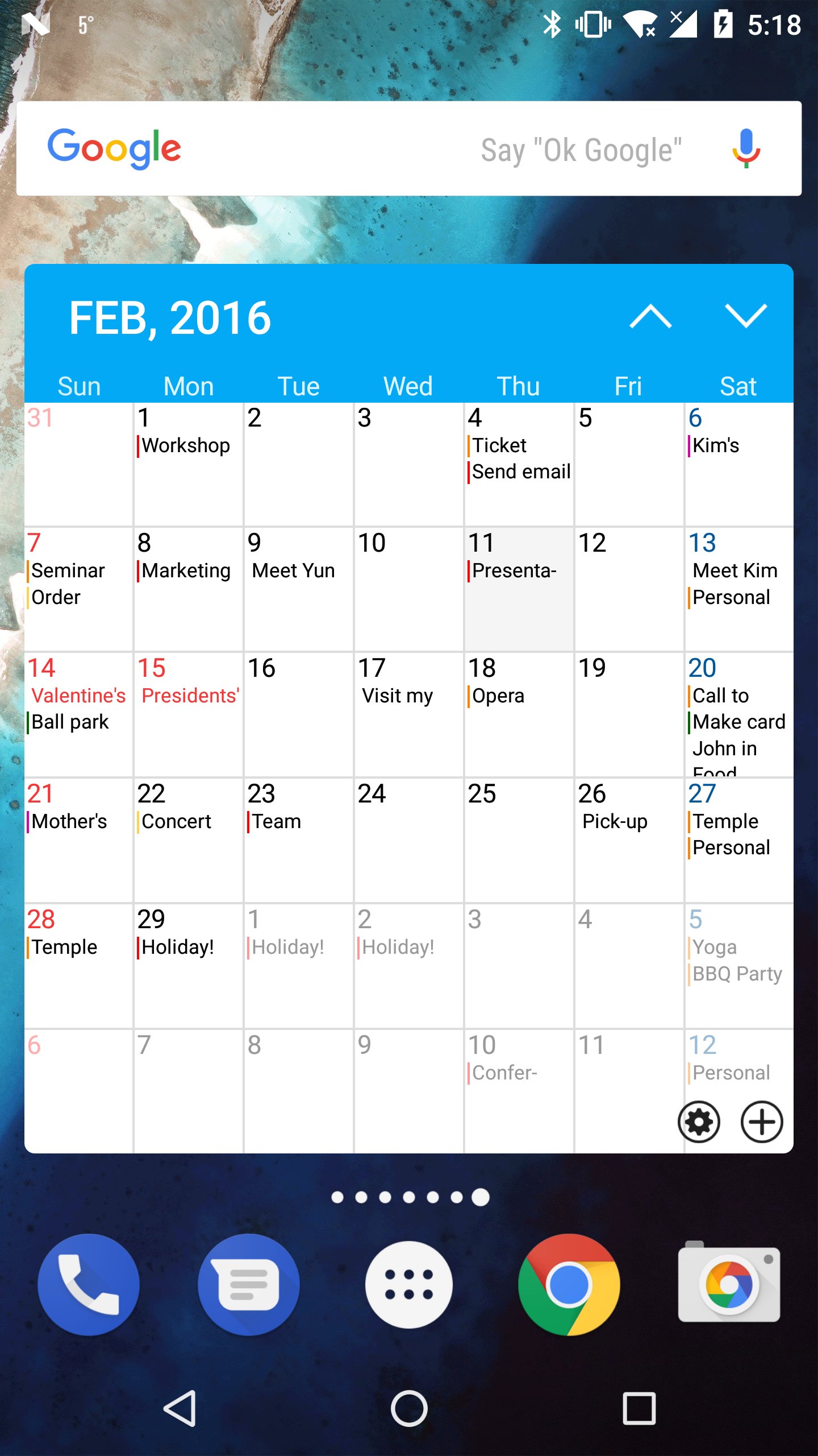 AA Task (Calendar & Memo) APK screenshot 1