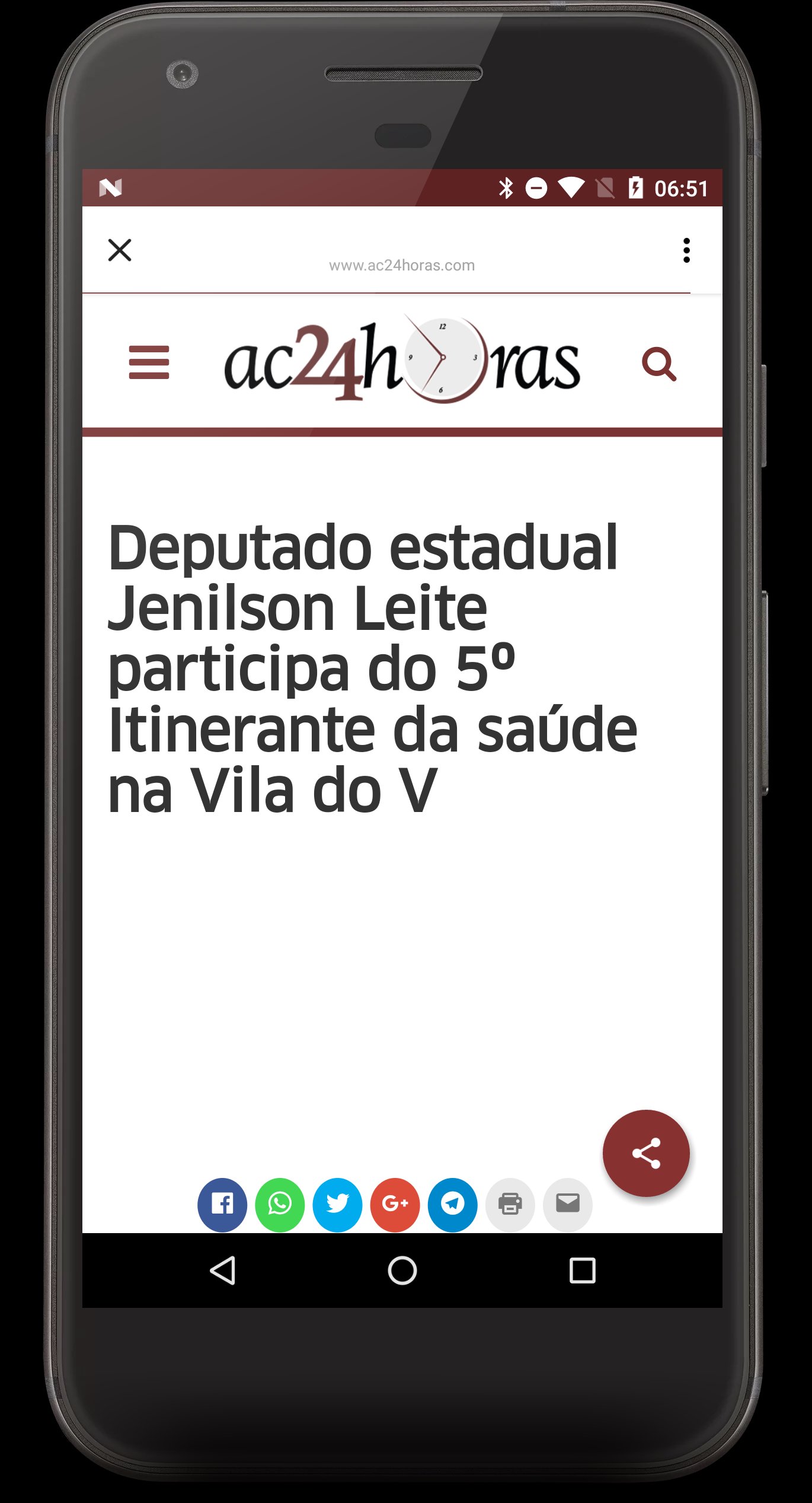 ac24horas - Notícias do Acre APK screenshot 1