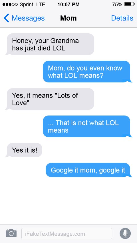 iFake Text Message APK screenshot 1