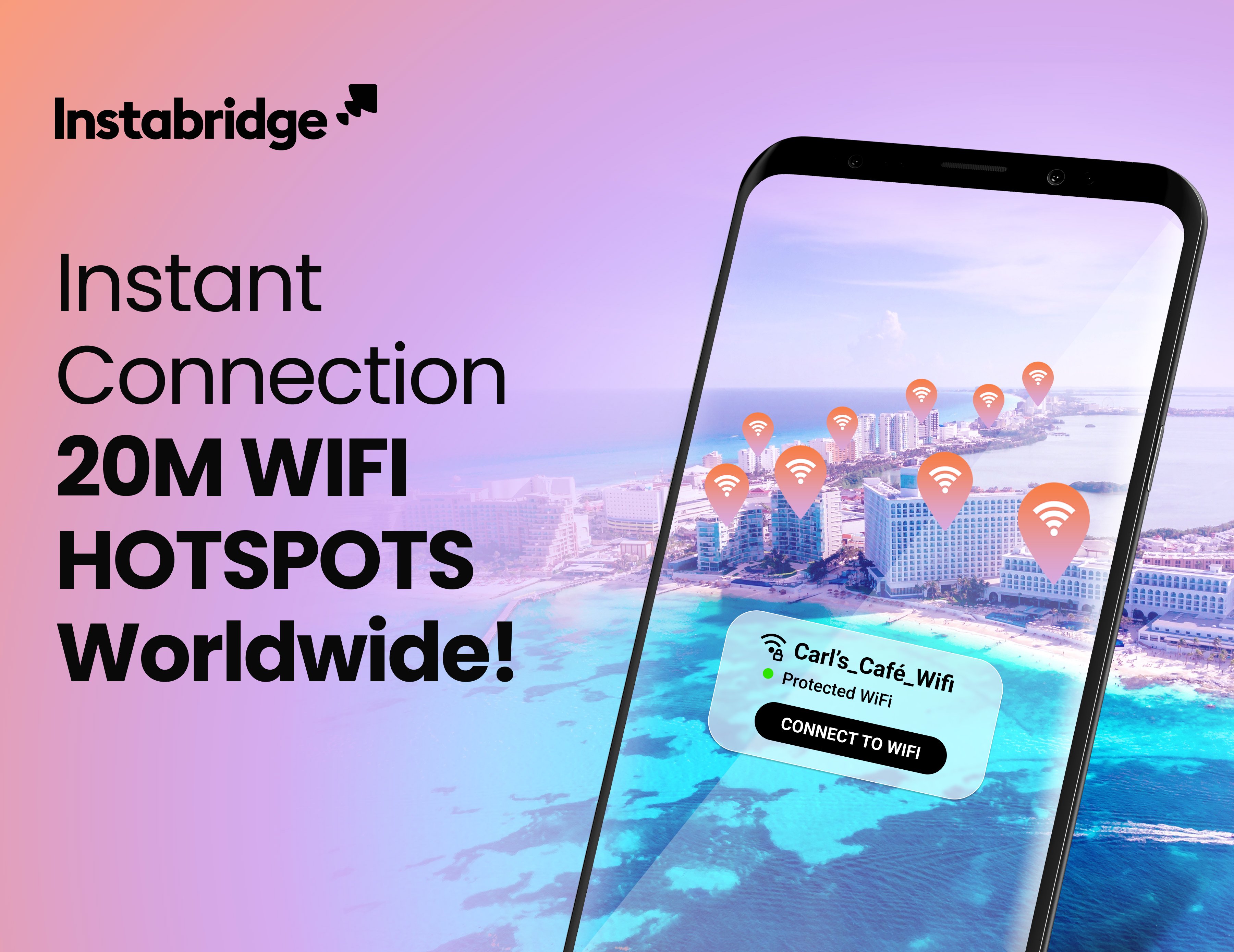 İnstabridge - Ücretsiz kablosuz internet ve kuru temizleme screenshot 1