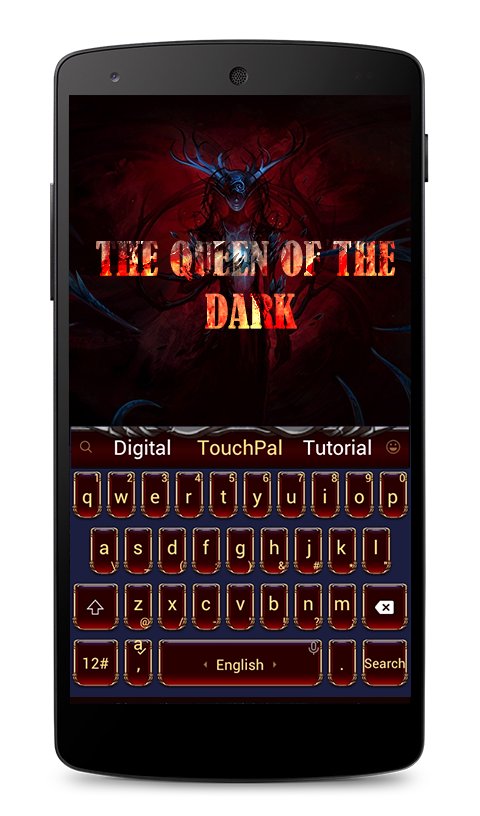 Dark Queen Keyboard Theme APK screenshot 1