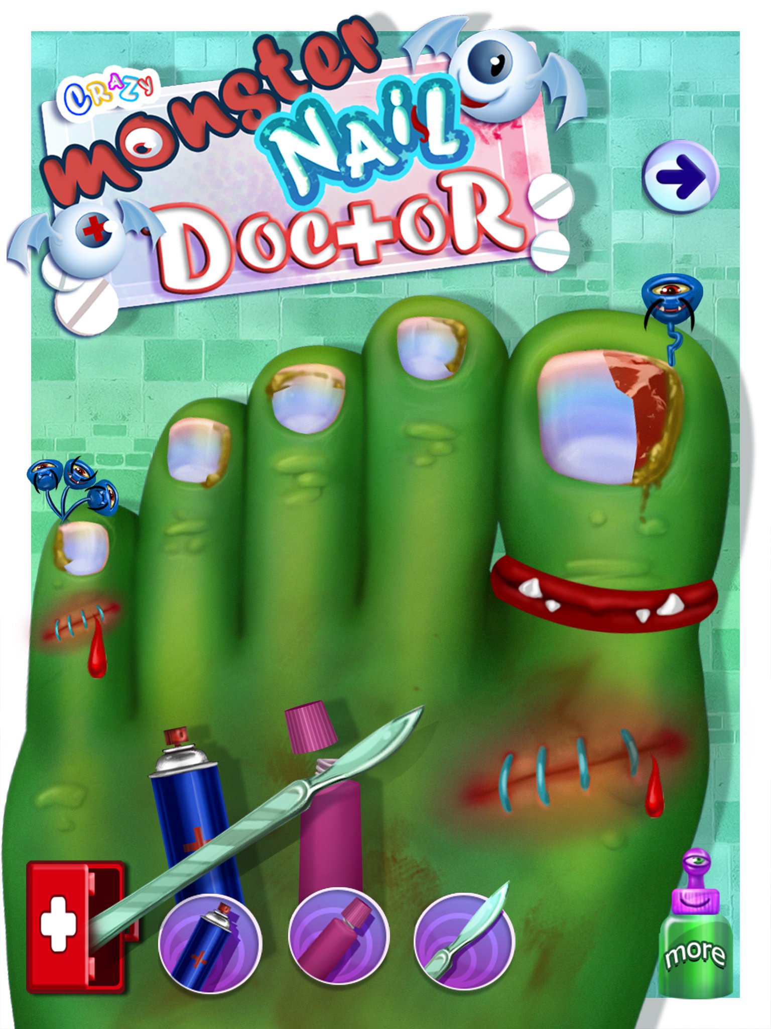 Çılgın Canavar Ayak Tırnak Doktor MUAYENE screenshot 1