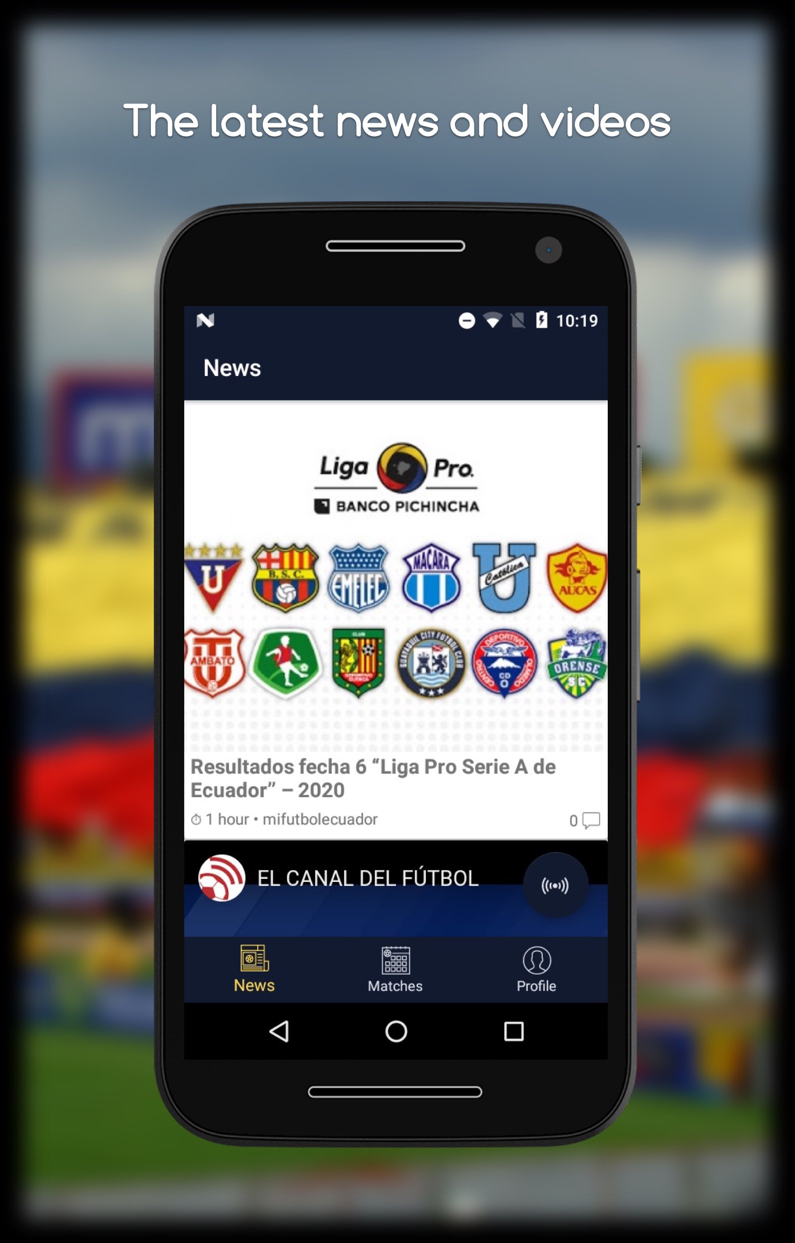 futbol Ekvador app MUAYENE screenshot 1