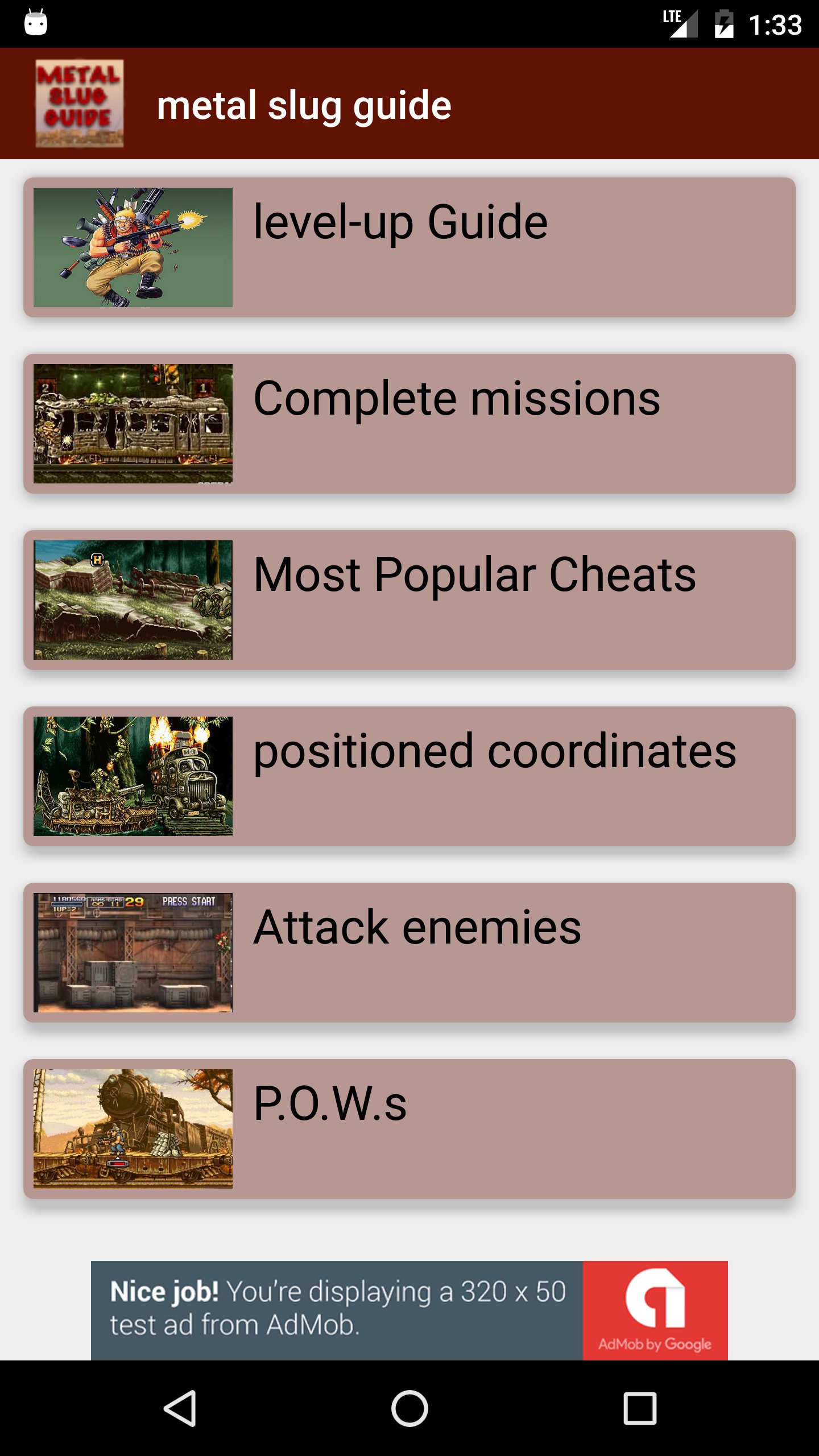 Metal rehberi Slug MUAYENE screenshot 1