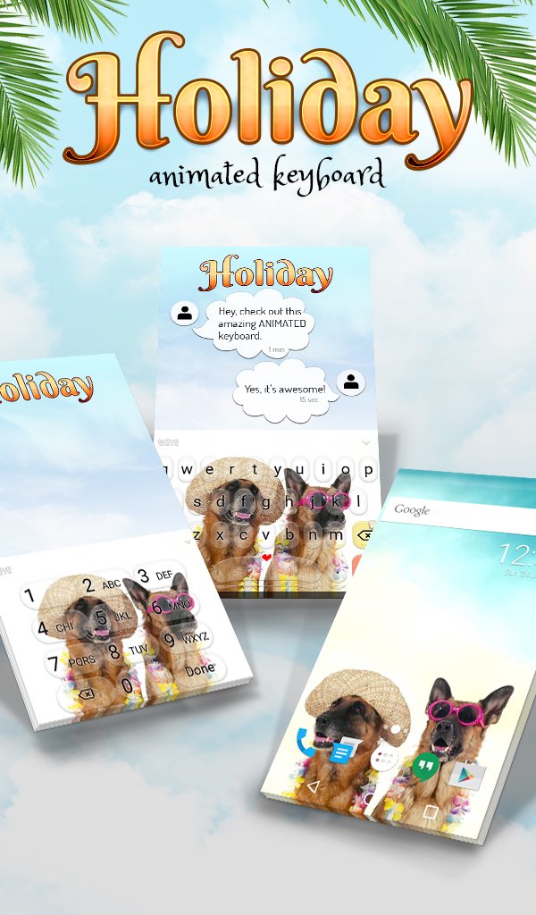 Holiday Animated Keyboard APK screenshot 1