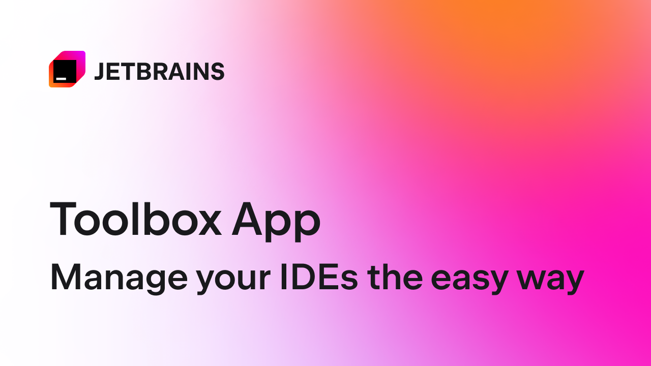 JetBrains Toolbox screenshot 1
