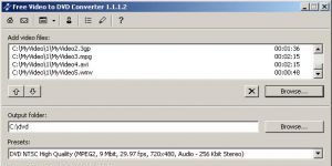 Free Video to DVD Converter 5.0.99.823