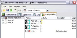 Jetico Personal Firewall 2.1.0.14