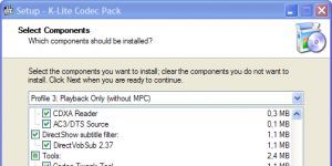 K-Lite Codec Pack Standard... Ücretsiz İngilizce 26.3 MB